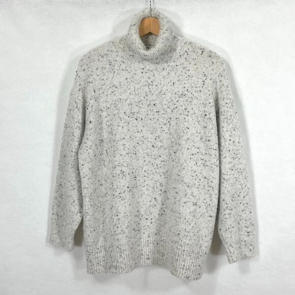 Zara Turtleneck Pullover Sweater Oversized Cozy Academia Winter Preppy S - Picture 1 of 5